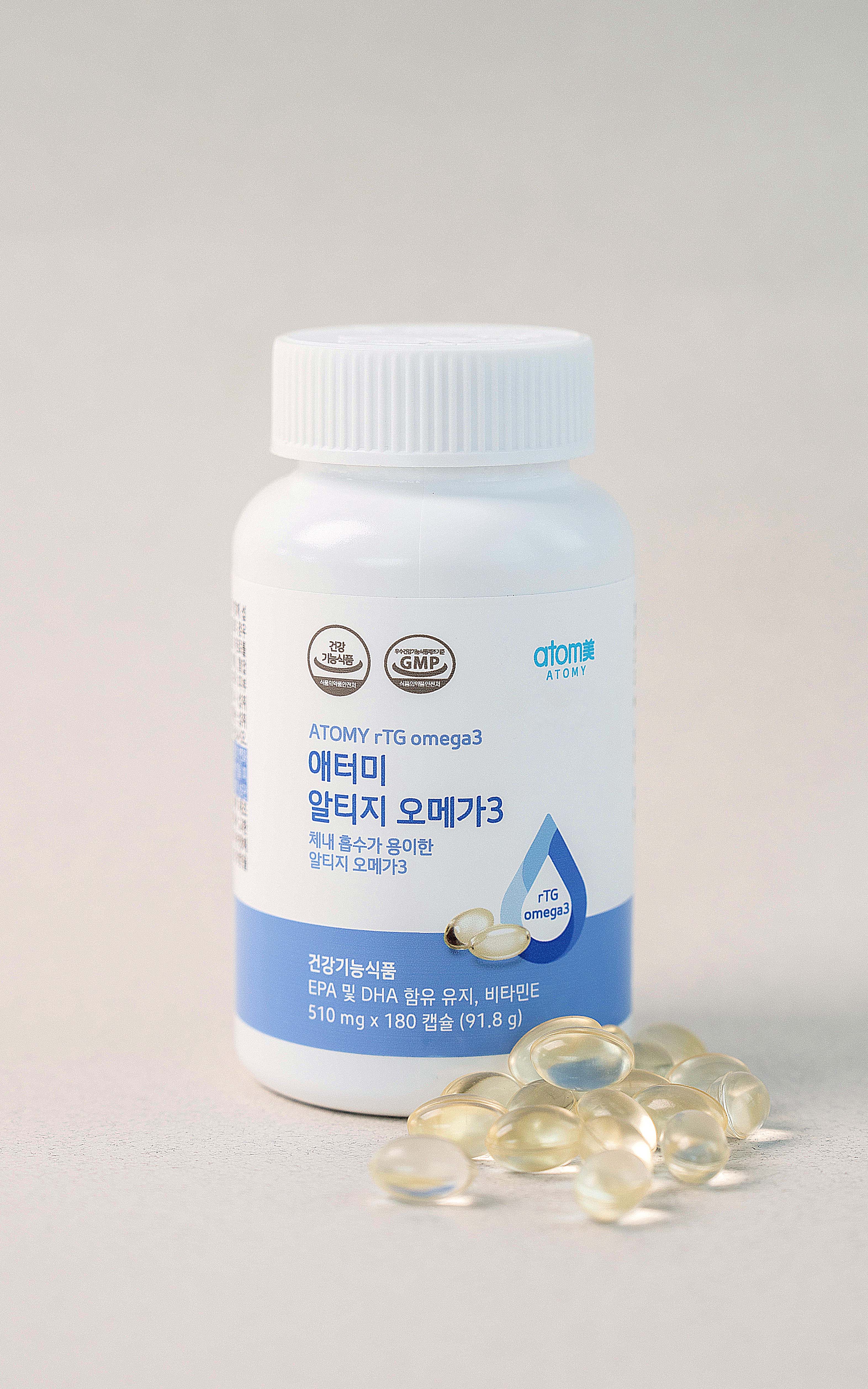 Botol dan Kemasan Atomy rTG Omega 3